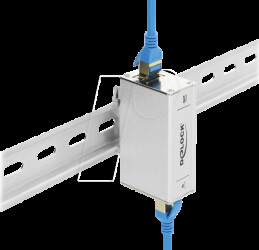 62066 RJ45 Network Surge Protector, 10G, DIN Rail Mount