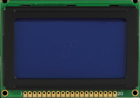 DEM 128064B SBH-PW-N LCD graphic display, 128x64 pixels, bl/ws, w.Bel.