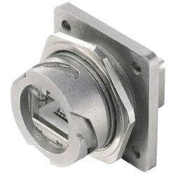 Teleg&#xE4;rtner 100007415 STX RJ45 Flange Set 8P8C Metal Mount 1pc
