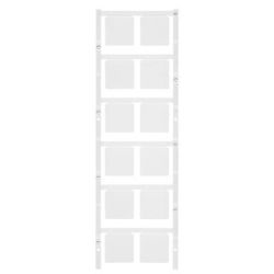 Weidmüller 1773220000 SM 27/27 NEUTRAL WS Tabliczka znamionowa Sposób montażu: przyklejanie Pole powierzchni etykietowan