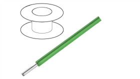 Przewód Hookup Wire D: 22Awg Drut Cu Pvc Zielony 300V 30,5M 3051/1 Gr005