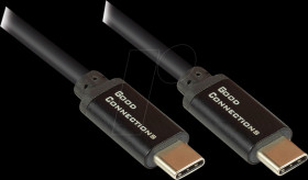 2213-SF005S Data &amp; charging cable USB C-male, 100 W, black 0,5 m