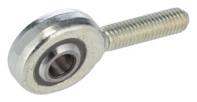 Końcówka pręta, typ: Męski, M6 x 1 męskie, Stal