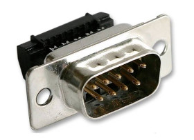 MH Connectors MH10551 Listwa męska D-Sub, rzędy: 2, styki: 9, 1 szt.