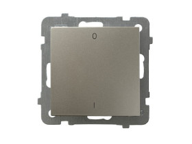 AS Wyłącznik 2-biegunowy satyna light ŁP-11G/m/45 OSPEL