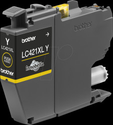 LC421XLY Brother LC421XLY yellow ink, original