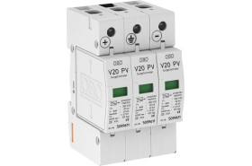 Ogranicznik przepięć PV 600V DC Typ 2 C 3P 20kA 2,6kV V20-C 3PH-600 5094605