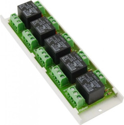 Moduł przekaźnikowy, 5 przekaźników, napięcie 10-14 V DC, AWZ520 MP5