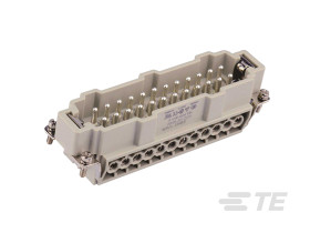 Wkładka złącza dużej mocy 24-pinowe TE Connectivity 16A 24P+E Męski Śruba Montaż na panelu