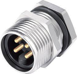 binder 09 2447 180 03-20 złącze męskie z kołnierzem Seria: 820 Łączna ilość styków: 3 + PE 1 szt.