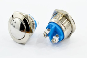 PBW-19BS przycisk wandaloodporny wypukły ON-(ON)