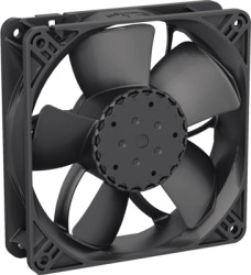 DC axial fan, 12 V, 119 x 119 x 32 mm, 100 m³/h, 27 dB, ball bearing, ebm-papst 4312 NL-707