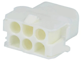 Wtyk gniazdo przewód-przewód męskie żeńskie 6,35mm 6-PIN 926682-3