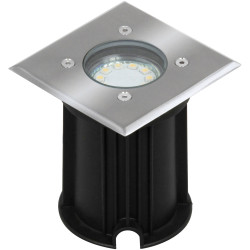 Smartwares 01.586.20 Outdoor Recessed Light GU10 LED 3W 230lm 2700K Silver