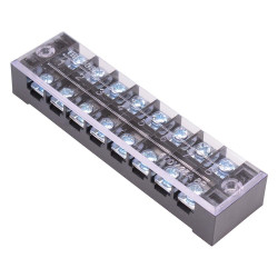 8 Way Barrier Terminal Block 25A 600V