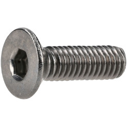 R-TECH 337495 M3 X 10 Hex Socket Countersunk Screws A2 ST/ST - Pack Of 100