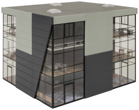 biurowiec Zestaw do złożenia Faller 130156 H0 1 szt.