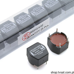 RS512-4-02 Choke Wirewound 3uH 4A 10mOhm THT SCHAFFNER