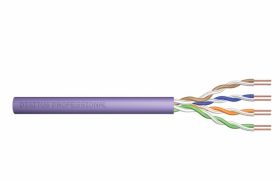 Przewód skrętka drut U/UTP kat.6 fiolet