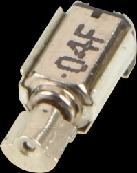 VM-2702A2.7-SMD DC vibration motor, 2.7V, 65mA, 14000rpm, SMD