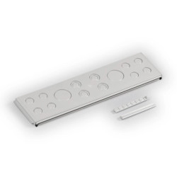 Ścianka boczna z przetłoczeniami dla 4xM16/25+8xM20+2xM40 dla boku 400mm PMP4.1