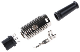 Gniazdo Din 5 -pinowe Żeński Montaż na kablu 100 V AC