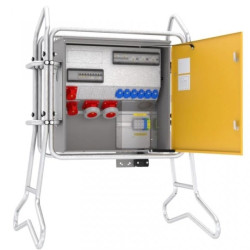 Rozdzielnica budowlana elBOX-XL Z125-021106 IP44 w ramie zaciski 5x95 mm, gn.6xGK 230V 16A, 1xCEE 16A,1xCEE 32A,2xCEE 63A,3xRCC