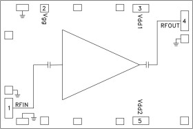 1 Watt Power Amplifier Chip, 16 - 24 GHz