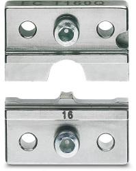 Phoenix Contact CF 500/DIE RC 16 1212257 Matryca do zaciskarki nieizolowana końcówka kablowa 16 mm² (max) Kompatybilność