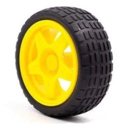 Koło 68x26mm - do robotów i pojazdów DIY - z bieżnikiem typ A