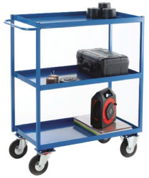 Wozek narzedziowy 3 Level Nie Stal, 500 x 900mm, 350kg Load Przemysłowe RS PRO