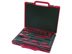 Zestaw kluczy nasadowych VDE 3/8" eco w walizeczce 220402 HAUPA