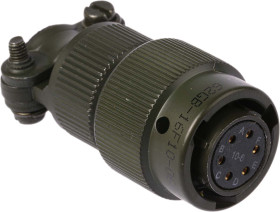 Złącze 6-pinowe Męski Amphenol Limited Żeński Montaż na kablu MIL-DTL-26482 rozmiar 10