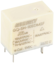 GoodSky GQ-SH-105DM2F Przekaźnik SMT 5 V/DC 16 A 1 NO 1 szt.