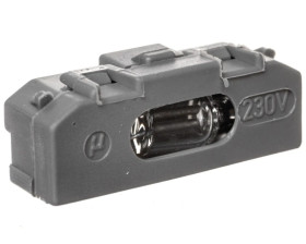 Wkładka jarzeniowa szara 160002