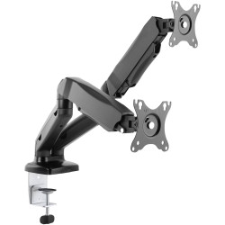 Manhattan 462501 Monitor desk mount 17&quot;-32&quot; Black Height-adjustable Tiltable