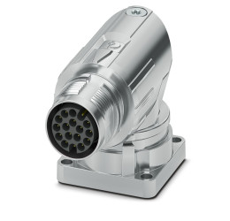 Złącze wielostykowe przemysłowe 17-pinowe M17 Montaż przedni Wtyczka Phoenix Contact