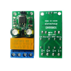 DR55B01 Bistable Self-Locking Reverse Polarity Relay Module - DC5V - Motor Forward/Reverse Controller