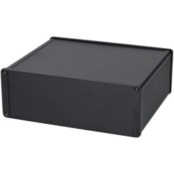 Hammond 1457U1601BK Black Enclosure Extruded Alum 160x191x66mm