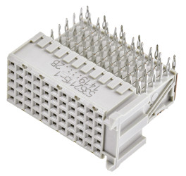 Złącze typu Backplane Z-PACK HM Series 2mm Pitch 55-pinowe 5-rzędowe Żeński, Lutowane Terminal, 1.5A Przewlekany TE