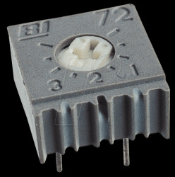 Cermet trimmer, horizontal, 10 mm, 1.0 KOhms