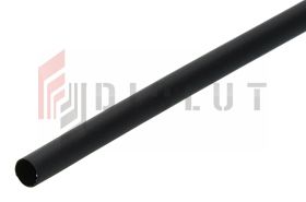 Rurki termokurczliwe, rurka termokurczliwa 1,5mm/1m czarne