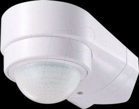 66,13 Motion detector, infrared, IP65, white, corner mounting