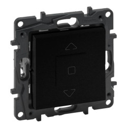 Niloe Step Łącznik sterowania roletami 3-pozycyjny - góra, stop, dół 6 AX czarny 863544