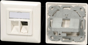 ET-25085V3 Frame set 2-port, DIN49075, RAL9010