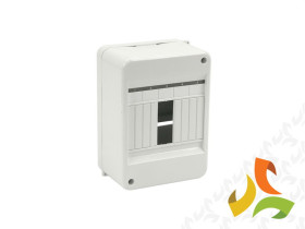 Rozdzielnica natynkowa 5 modułowa 1x5M bez drzwi IP30 RNO-5 5.3 ELEKTRO-PLAST