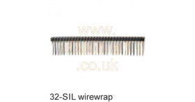 32-way SIL wirewrap socket strip (402-642) - RS