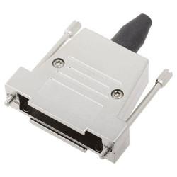 Encitech 6560-0247-33 DTSL25-RG 25-pin solid metal D-Sub Housing