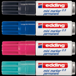 4-05-4 Permanent mini marker/four colours/1.50 - 3.00 mm