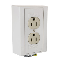 Gniazdo sieciowe Gniazdo Montaż na szynie DIN 2P+E NEMA L5 - 15R 15A